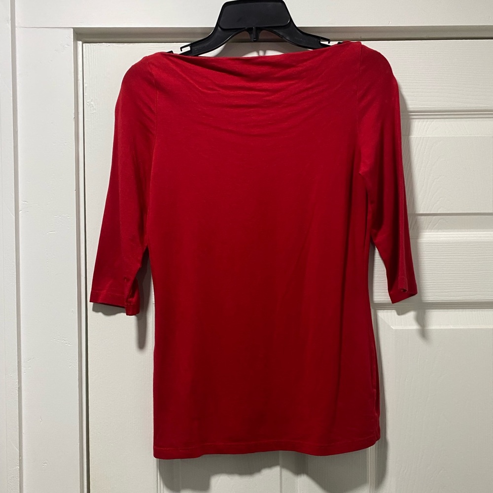 Willi Smith Boatneck fitted blouse